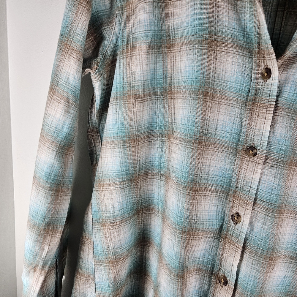 Pendleton Plaid Boyfriend Double Brushed Flannel … - image 7